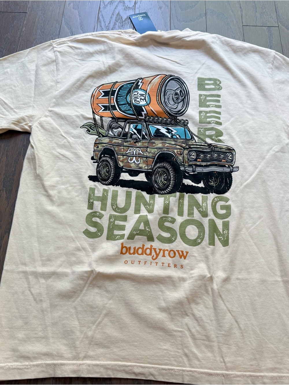 Simply Southern shirt unisex sz large jeep hunting season camo summer